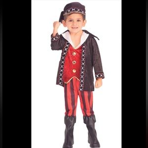 Toddler Little Buccaneer Costume Halloween Size 2-4
